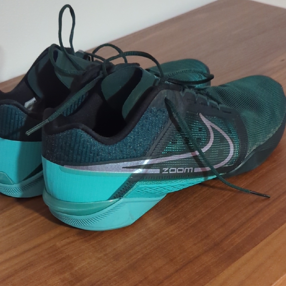 Nike Zoom Athletic Shoes - Teal and Black